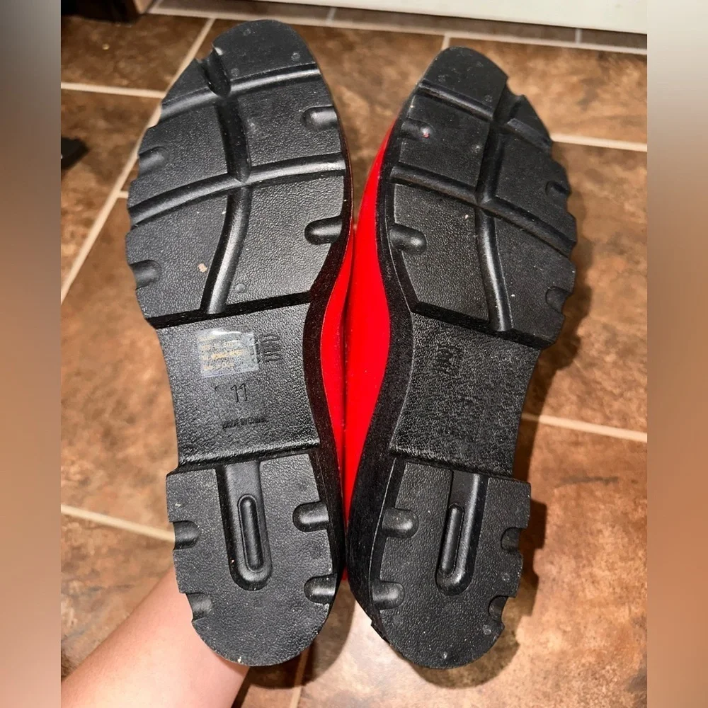 Seven7 Women’s Red Rubber Rain Booties